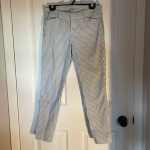 Old Navy Pinstriped “Pixie” Cropped Dress Pants